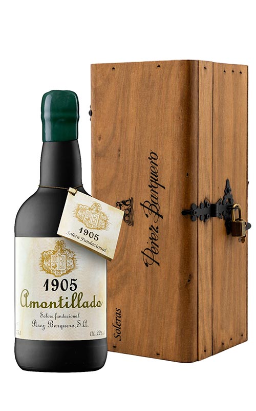1905 Amontillado Solera Fundacional con Estuche de Madera - Imagen 2
